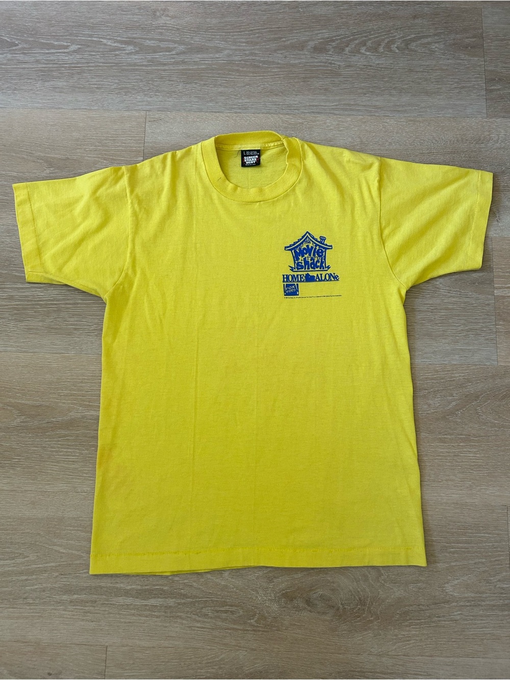 Vintage Yellow Home Alone Graphic Tee